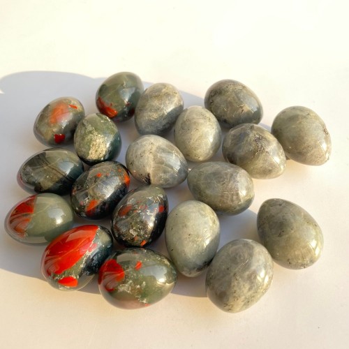 Africa Blood&Labradorite Egg Wholesale