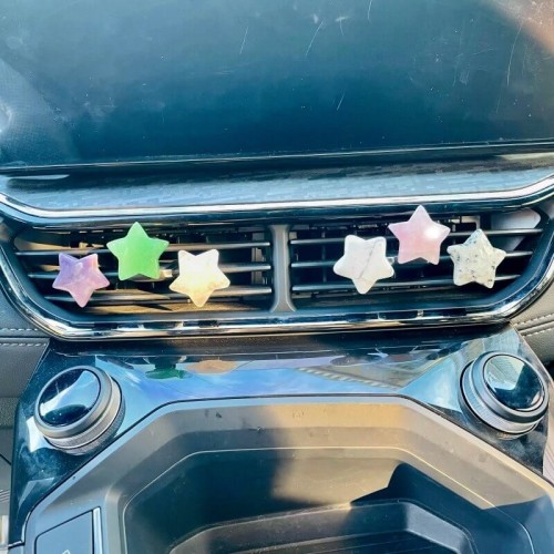 12 Types Crystal Car Air Vent Clips Star Crystal Wholesale Car Accessories