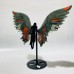 Africa Blood Stone Angel Wing With Stand