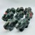 8 Pieces Africa Blood Stone Elephant Animal Carving