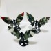 3 Pairs Africa Blood Stone Angel Wing With Stand