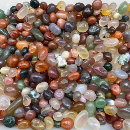 Colorful Transparent Agate Gravel Chips Wholesale