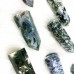 High Quality Green Moss Agate Tower Points Wholesale