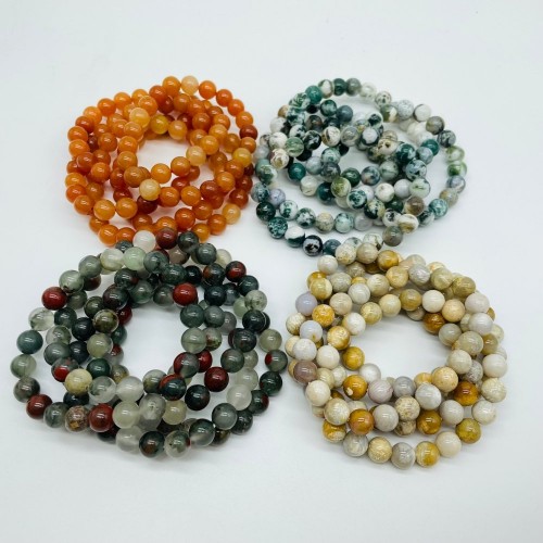 4 Types Bracelet Africa Blood & Yellow Aventurine Wholesale