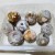 9 Pieces High Quality Sakura Agate Geode Spheres