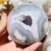 9 Pieces High Quality Sakura Agate Geode Spheres