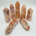 Pink Agate Fat Four-Sided Tower Point Wholesale