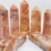 Pink Agate Fat Four-Sided Tower Point Wholesale