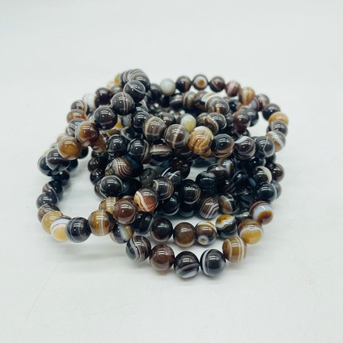 Stripe Agate Bracelet Crystal Wholesale