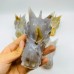 5 Pieces Beautiful Geode Agate Dragon Head Carving