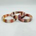 High Quality Red Stripe Agate Square Bracelet Wholesale