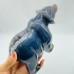 2 Pieces High Quality Geode Druzy Agate Bear Carving