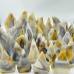 42 Pieces White Stripe Agate Arrow Head Shape Carving