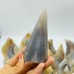 42 Pieces White Stripe Agate Arrow Head Shape Carving