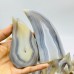 42 Pieces White Stripe Agate Arrow Head Shape Carving