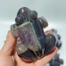 9 Pieces Large Beautiful Geode Druzy Agate Frog Carving