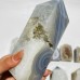 11 Pieces Geode Druzy Agate Tower