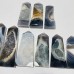 9 Pieces Beautiful Geode Agate Tower