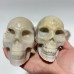 10 Pieces Large Agate Skull Carving