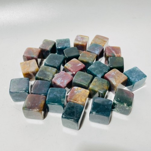 India Agate Cube Tumbled Wholesale