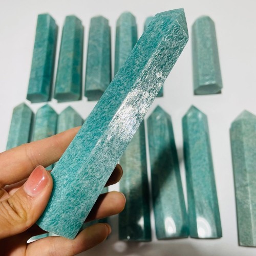 15 Pieces High Quality Large Amazonite Crystal Tower