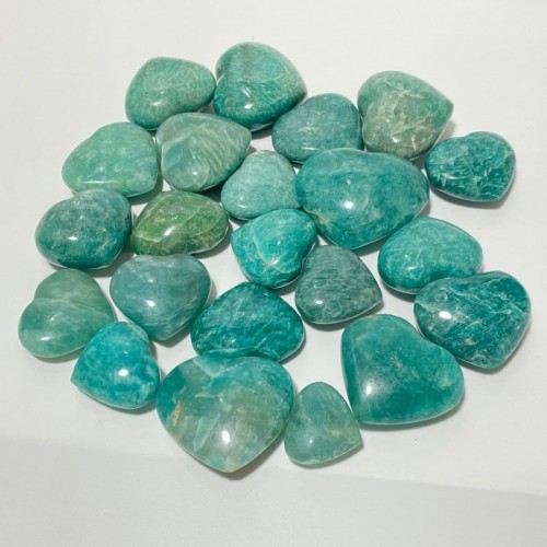 Deep Blue Amazonite Heart Wholesale