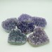 Natural Raw Amethyst Heart Cluster Wholesale