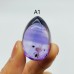 Rare Brazil Amethyst With Flower Teardrop Shape Pendant Diy Jewelry