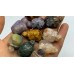 6Types Mini Tortoise turtle Moss Agate&Caribbean Chevron Amethyst Carving Animals Wholesale