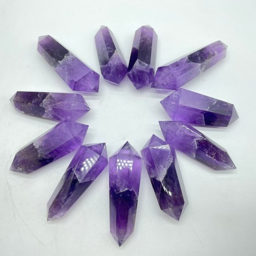 Double Points Amethyst Phantom Mountain Tower Points Wholesale