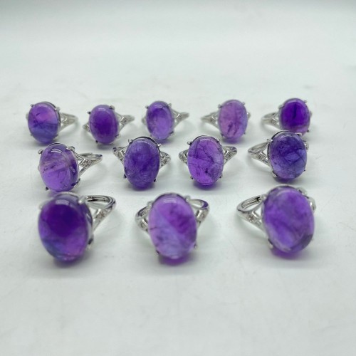 Natural Amethyst Ring Wholesale