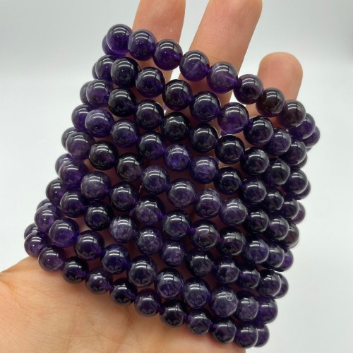 0.3in(8mm) Amethyst Bracelet Wholesale