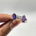 High Quality Amethyst Cut Faceted S925 Sterling Silver Ring Wholesale