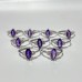 High Quality Amethyst Cut Faceted S925 Sterling Silver Ring Wholesale