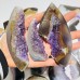 24 Pieces Polished Geode Amethyst Mixed Agate Leftover Slab