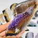 24 Pieces Polished Geode Amethyst Mixed Agate Leftover Slab