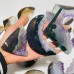 24 Pieces Polished Geode Amethyst Mixed Agate Leftover Slab