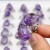 50 Pieces Freeform Amethyst Different Styles Ring