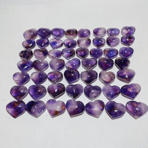 52 Pieces Ametrine Heart Crystal