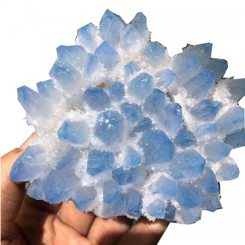 Blue Aura Crystal Cluster Wholesale