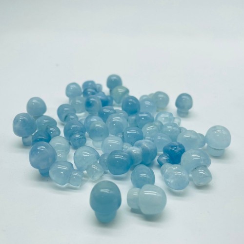 Mini Aquamarine Mushroom Wholesale