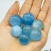 21 Pieces High Quality Aquamarine Spheres