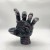 Garnet Mixed Astrophyllite Witchcore Demon Hand Carving