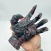 Garnet Mixed Astrophyllite Witchcore Demon Hand Carving