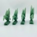 4 Pieces Green Aventurine Bird Carving