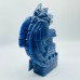 Blue Aventurine Flying Dragon Carving