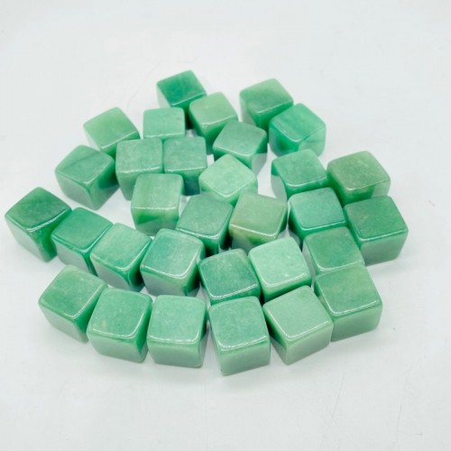 Beautiful Green Aventurine Cube Tumbled Wholesale