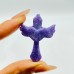 Sword With Wings Heart Shaped Stone Carving Wholesale Aventurine Lepidolite