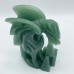 Green Aventurine Dragon Castle Carving