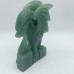 Green Aventurine Dragon Castle Carving